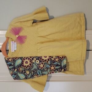 Bonnie Baby 12m bell sleeve sweater and leggings set